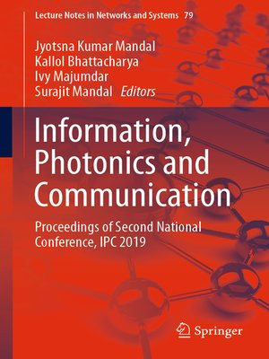 cover image of Information, Photonics and Communication